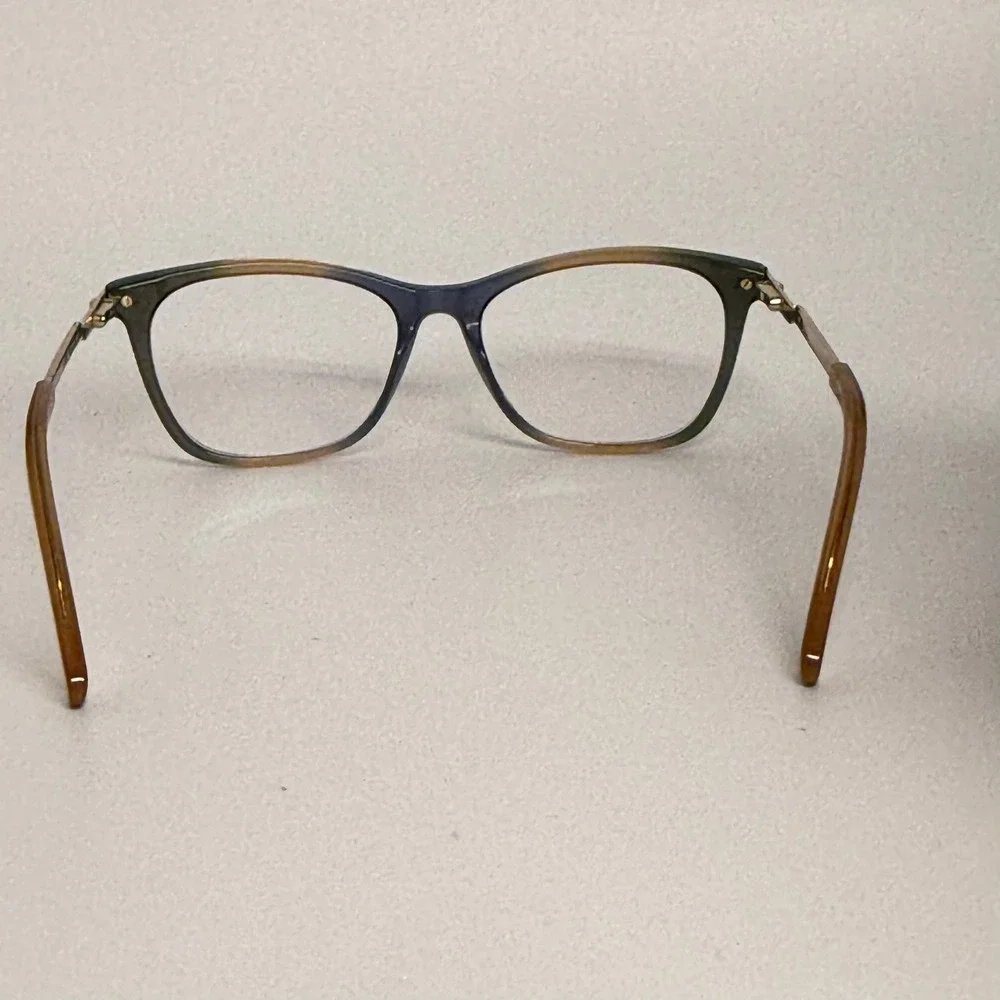 Diane von Furstenberg DVF5103 Blue Brown Gradient Square Eyeglasses Frames 53-16